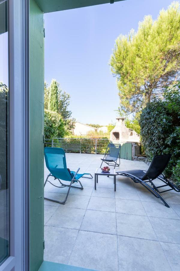 T3 Rez De Jardin,Piscine Privee Apartamento Saint-Cyr-sur-Mer Exterior foto